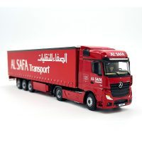 Mercedes Actros MP4 big space curtainsider AL Safa Transport,WSI Truck Models