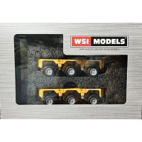 scheuerle intercombi trailer part-set 3 axle in yellow (2x)