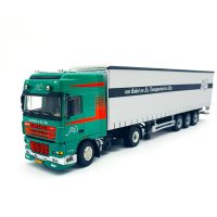 DAF XF 95 SSC 4x2 curtainside trailer 3 axle Van Bakel,WSI Models