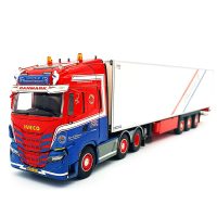 Iveco S-Way AS high reefer trailer Hanstholm Container Trans,WSI Truck Models