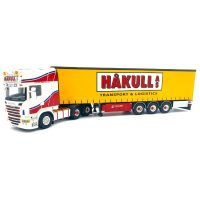 Scania R6 topline 6x2 curtainside trailer Hakull,WSI Truck Models