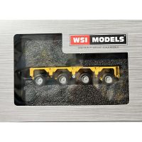 scheuerle intercombi trailer part-set 4 axle in yellow