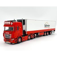 Scania R normal reefer trailer Schrier International transport,WSI Truck Models