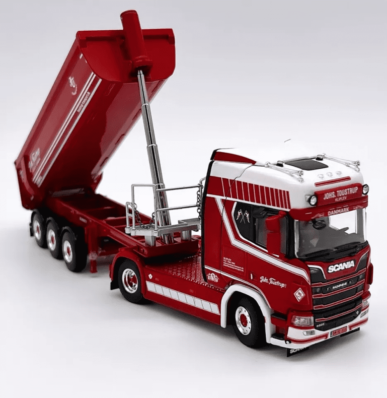 Scania R highline CR20H halfpipe tipper trailer 