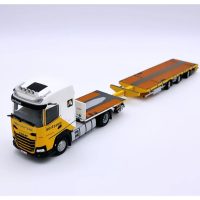 DAF XG 4X2 Flatbed Mega Trailer - 3 Axle Aertssen,WSI Truck Models