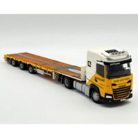 DAF XG 4x2 flatbed mega trailer - 3 axle Aertssen,WSI Truck Models