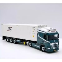 DAF XG 4X2 Container Trailer - 3 Axle + 40FT Reefer Container Joh. De Groot & Zn,WSI Truck Models