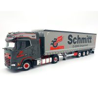 DAF XG+ 4x2 curtainside trailer - 3 axle Schmitt,WSI Truck Models