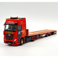Mercedes Actros MP5 4x2 flatbed mega trailer Van Grinsven,WSI Truck Models