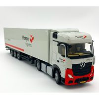 Mercedes Actros MP5 big space box trailer Ploeger Logistics,WSI Truck Models (2)