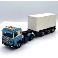 Scania 110 super skeletal trailer+20ft container M. Voorend,WSI Truck Models