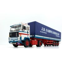 Volvo F89 4x2 classic curtainside trailer Fairweather,WSI Truck Models (2)