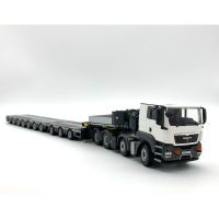 MAN TGS L flat roof 8x4+broshuis low loader 10 axle,WSI Truck Models