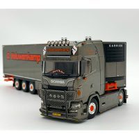 SCANIA S highline CS20H 4x2 reefer trailer-3 axle D. Veluwenkamp Int. Transport B.V.,WSI Truck Models (2)