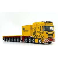 Scania highline 8x4 ballast trailer +10ft containerFlossdorf,WSI Truck Models