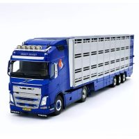 VOLVO FH4 globetrotter 4x2 live stock trailer- 3 axle Groot Zevert,WSI Truck Models