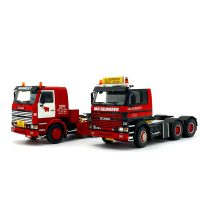 set of 2 Scania 142 6x4 Mammoet,WSI Truck Models