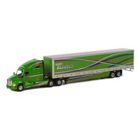 Kenworth T680 6x4 with box trailer 2 axle,WSI Truck Models