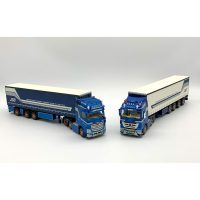 Mercedes Actros MP5+Actros MP3 curtainside trailerSwijnenburg,WSI Truck Models