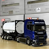 Scania S highline 4x2 trailer+20FT tank container Geelhoed,WSI Truck Models