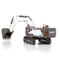 Volvo EC950F excavator in white,construction vehicle,WSI Truck Models