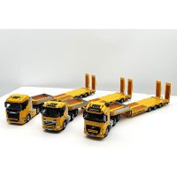 Scania+Volvo+DAF lowloader trailers with ramps,WSI Truck Models