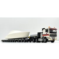 Volvo F16 6x4 lowloader+yacht as a load Van Noort,WSI Truck Models