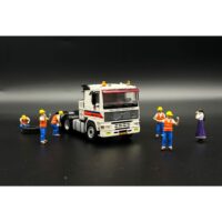 Volvo F16 6x4+ figure set Van Noort Transporten,WSI Truck Models