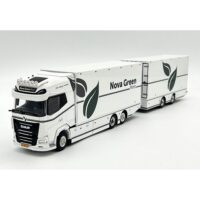 DAF XG+ riged reefer truck 6x2 combi Nova Green Plants BV,WSI Truck Models