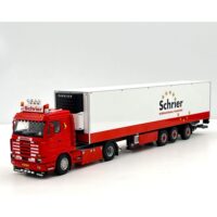 Scania 3 series streamline 4x2dec reefer trailer-3 axle Schrier International Transport,WSI Truck Models