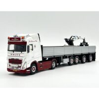 Volvo FH5 globetrotter 4x2 brick trailer- 4 axle Van Rhoon Transport,WSI Truck Models (2)